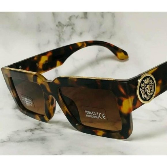 Men's SUNGLASSES DESIGNER FRAME SHADES RAPPER STYLE FASHION (FAST-SHIPPING!) - Picture 3 of 4